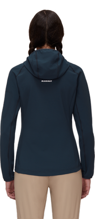 Bluza polarowa Mammut Madris Light ML Hooded Women marine