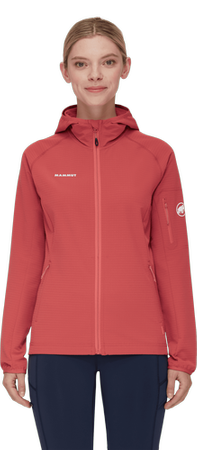 Bluza polarowa Mammut Madris Light ML Hooded Women  terracotta