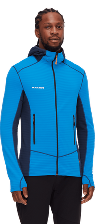 Bluza polarowa Mammut  Taiss Light  ML Hooded  Men azurit-marine