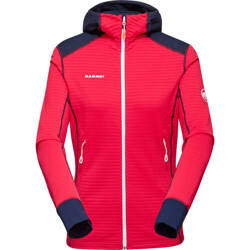 Bluza polarowa Mammut Taiss Light ML Hooded Women azalea-marine