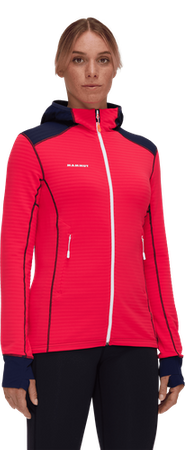 Bluza polarowa Mammut Taiss Light ML Hooded Women azalea-marine