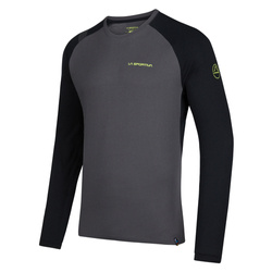 Koszulka La Sportiva Back Logo Long Sleeve Men carbon-lime punch