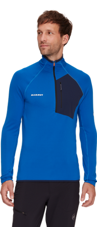 Koszulka Mammut Aenergy Light ML Half Zip Pull Men azurit-marine