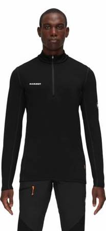 Koszulka Mammut Aenergy ML Half Zip Pull Men black