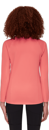 Koszulka Mammut Selun FL Longsleeve Women Logo salmon