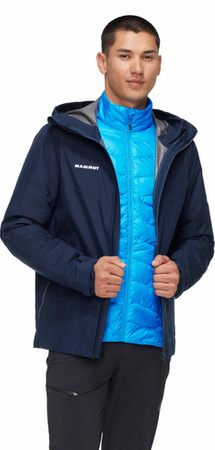 Kurtka Mammut Convey 3in1 HS Hooded Men marine-glacier blue