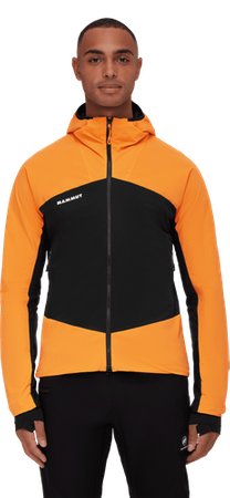 Kurtka Mammut Taiss IN Hybrid Hooded Men tangerine-black