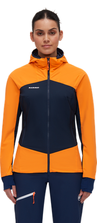 Kurtka Mammut Taiss IN Hybrid Hooded Women tangerine-marine