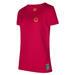 Koszulka La Sportiva Climbing On The Moon T-Shirt Women fucsia-giallo